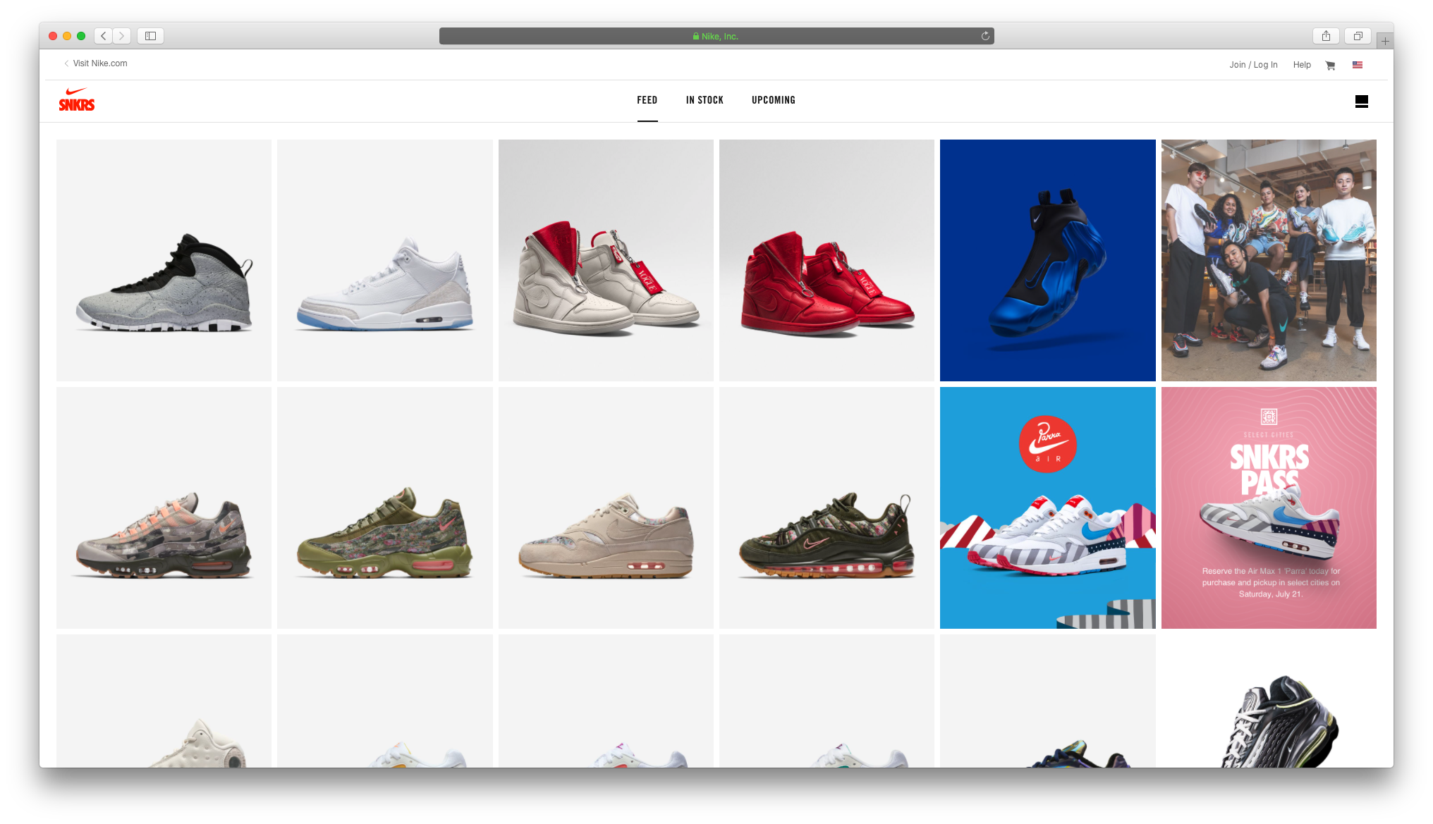 create snkrs account