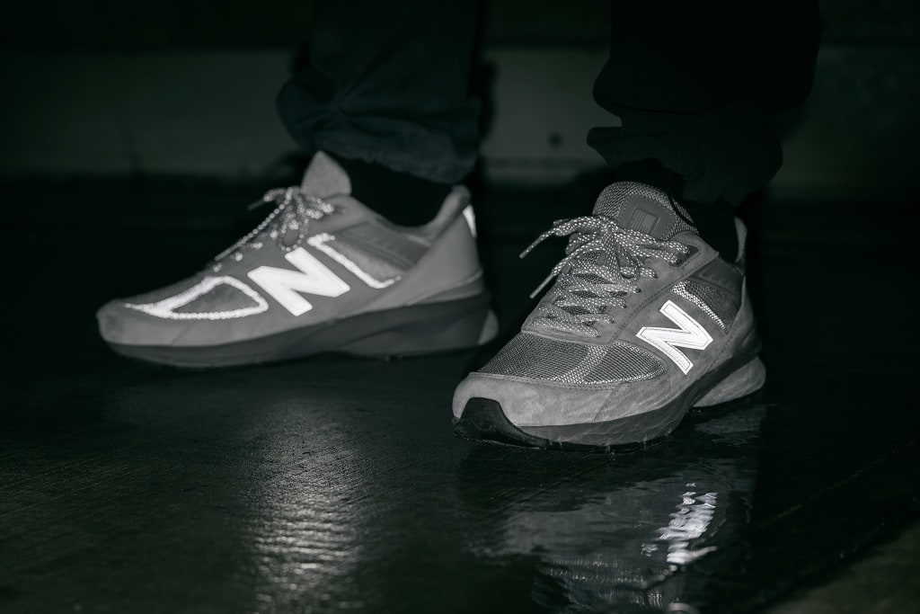 new balance grey reflective