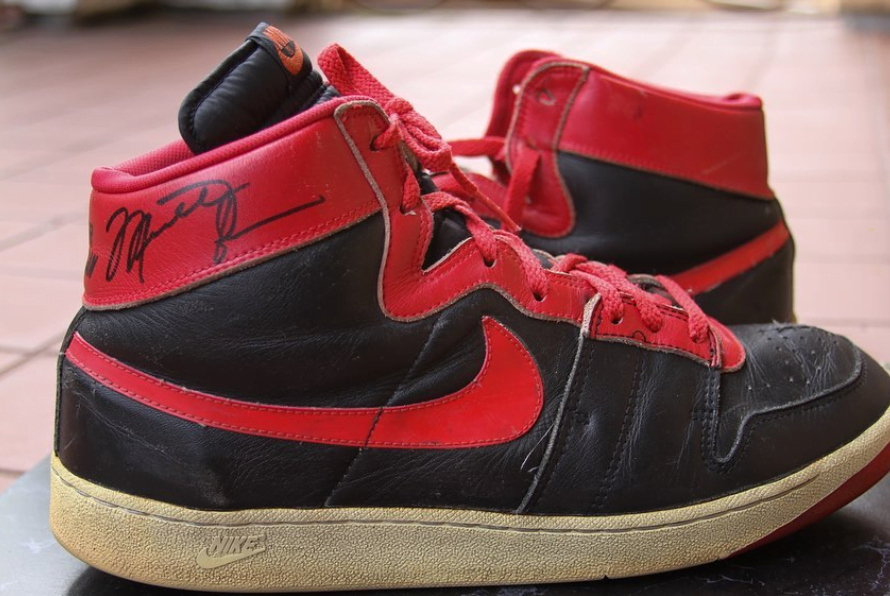 what shoes were once banned by the nba