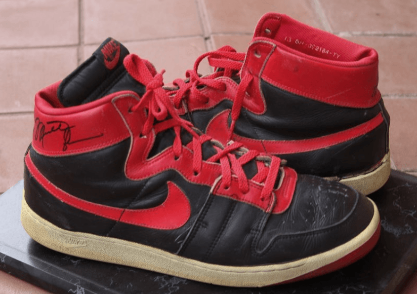 Michael Jordan s Original Pair of 1984 Banned Nike Air Ships Finally Surfaces SoleSavy News