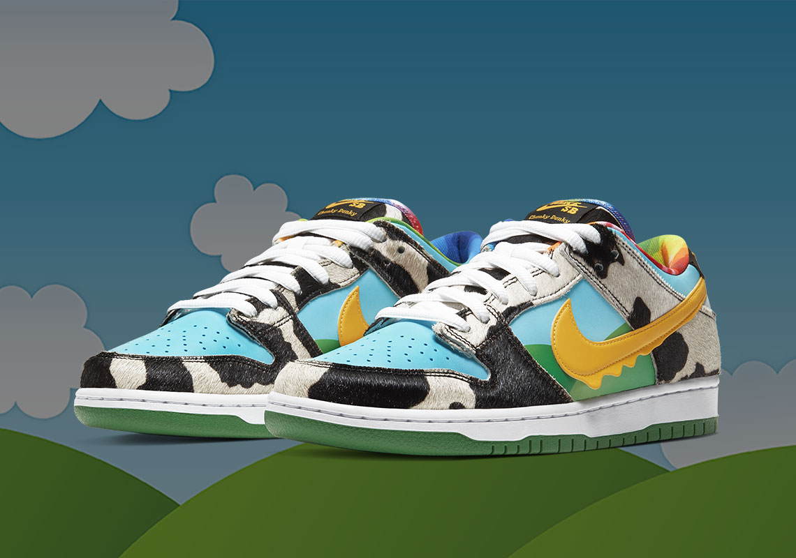 ben & jerry x nike sb dunk low chunky dunky