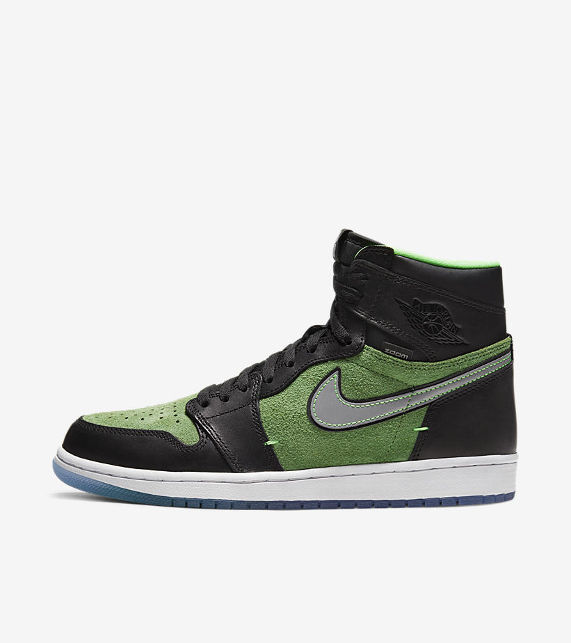 zen green jordan 1 on feet