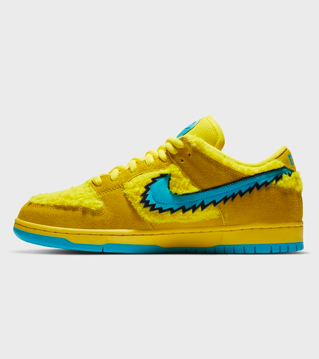 grateful dead dunk low yellow
