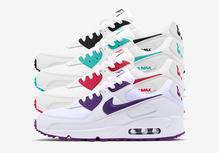 colorful nike air max 90