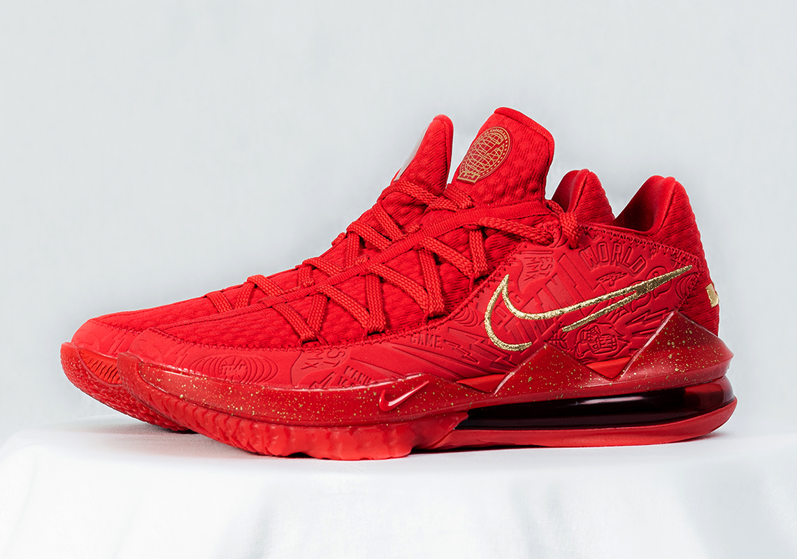 Lebron 17 university red/bright crimson/team red best sale