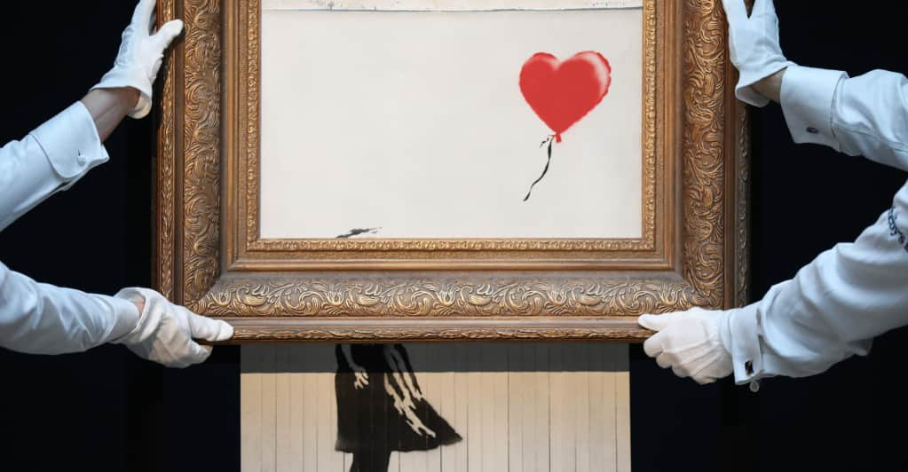 Banksy, Love Welcomes Welcome Mat (2019)