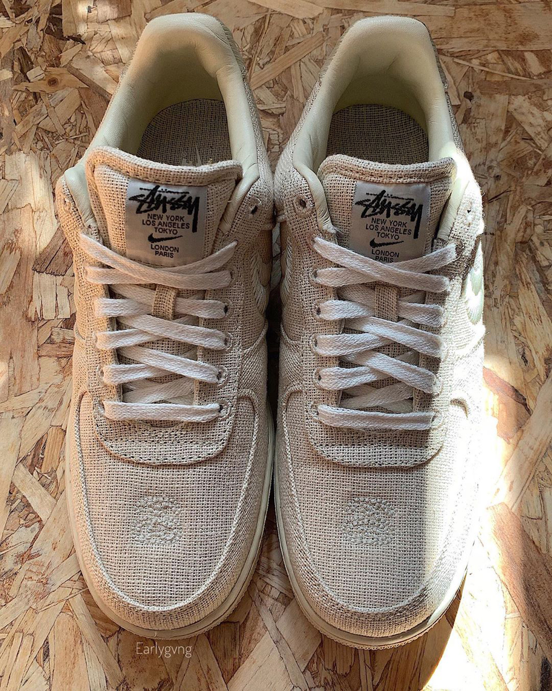 stussy hemp air force 1