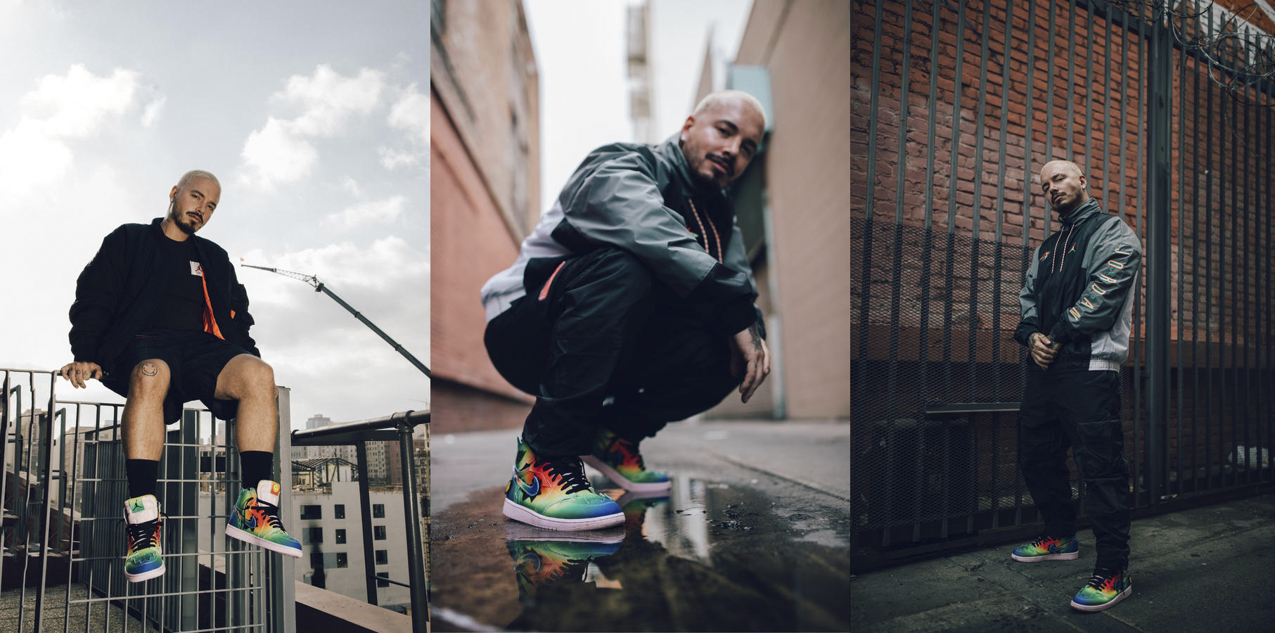 PHOTOS: J Balvin's Nike Air Jordan Sneaker Commercial Shoot