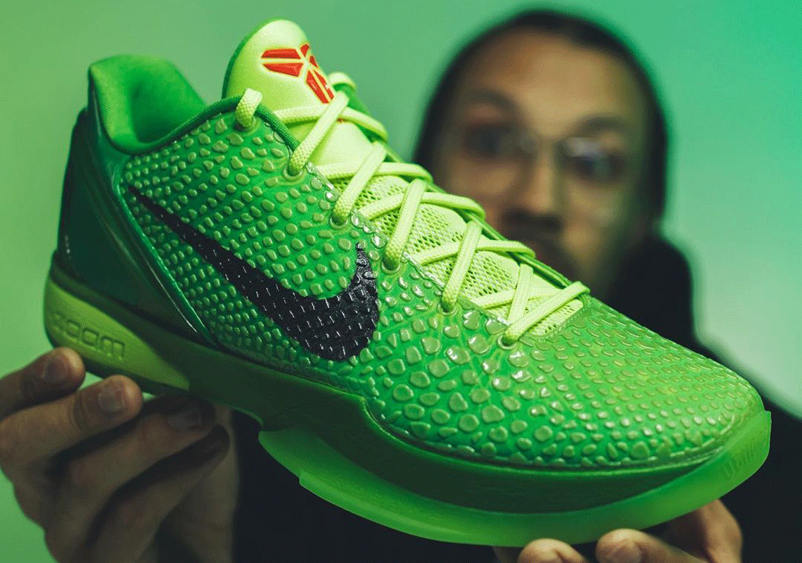 Grinch' Nike Kobe 6 Protro Releasing on Dec. 24