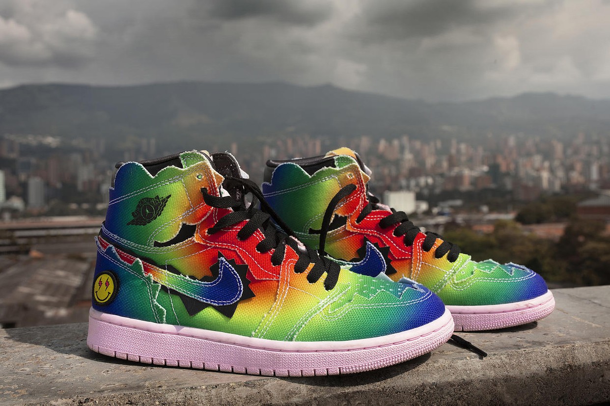 Singer-Designed Basketball Shoes : j balvin 2