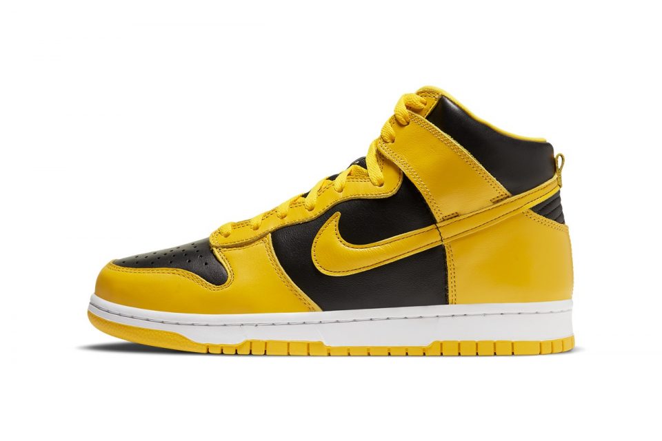 nike sb dunk high pro varsity maize