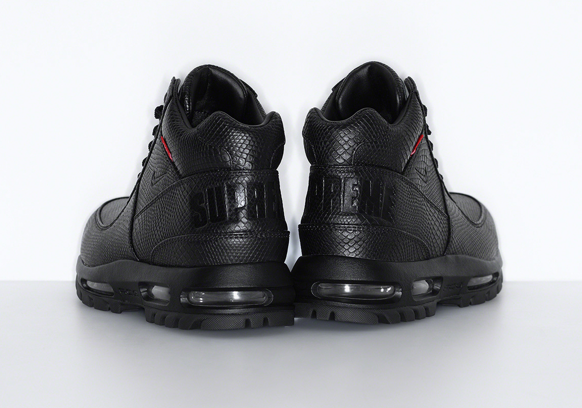 Supreme x Nike Air Max Goadome Boots Releasing January 14th