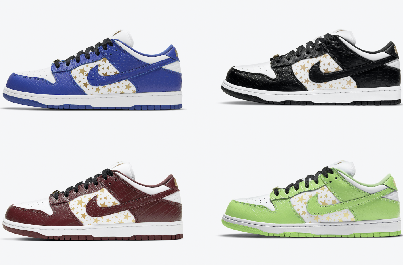 supreme dunks stock x