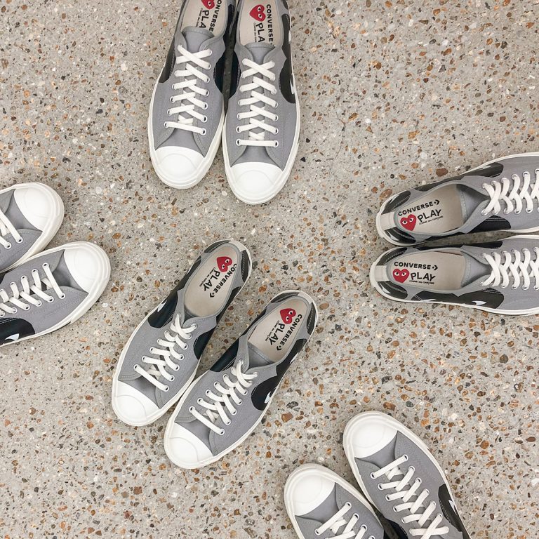 converse jack purcell x comme des garcons play