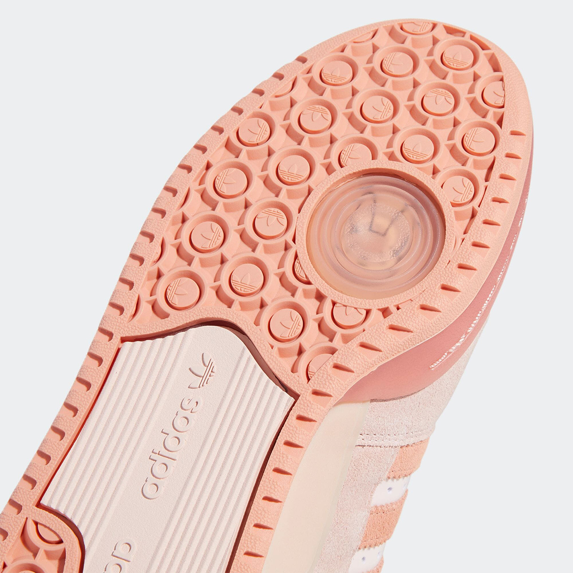 bad bunny x adidas forum buckle low releasing in pink