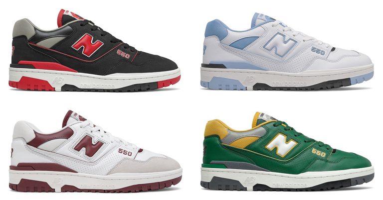 new balance 550 silhouette