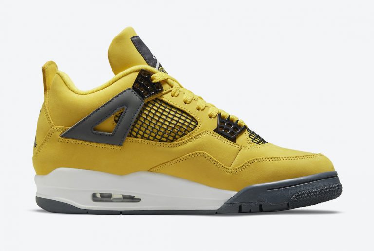 jordan 4 lightning yellow gs