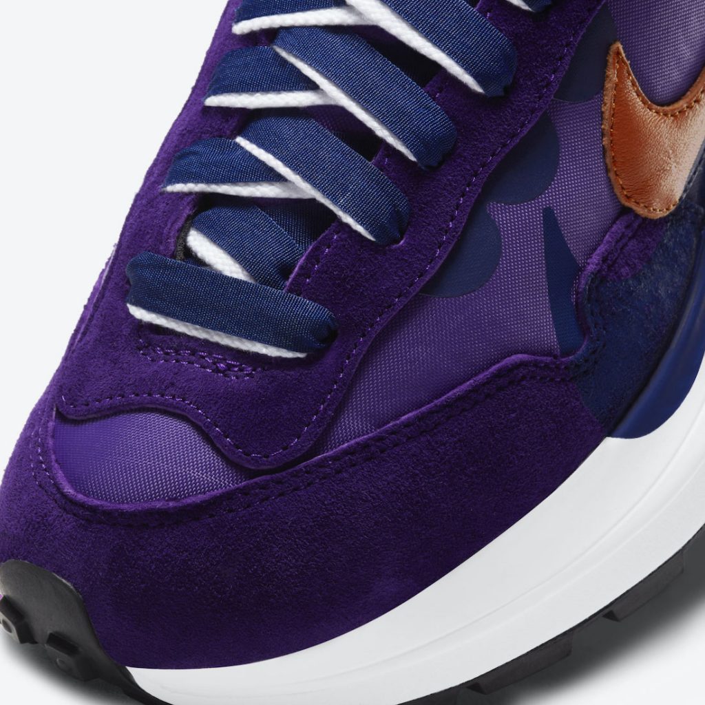 nike waffle sacai purple