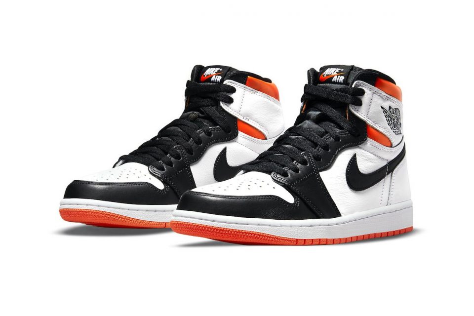 air jordan 1 orange and white