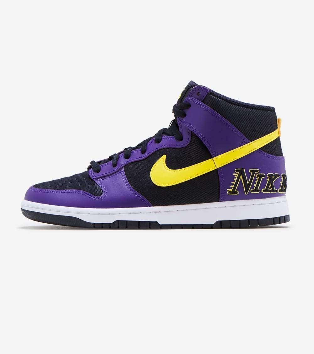 Nike Dunk High EMB 'Lakers' - Online Drop List & Release Info ...