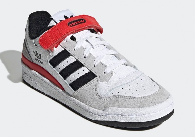 Red Accents Arrive on This Upcoming adidas Forum Low | SoleSavy News