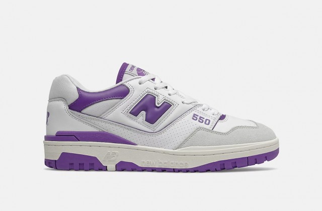 The New Balance 550 is Releasing in a White and Purple Look | SoleSavy News