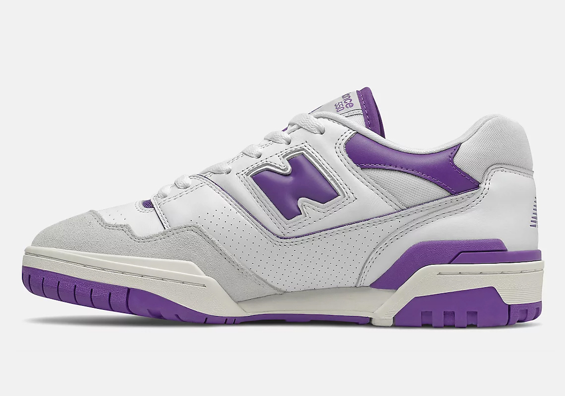 The New Balance 550 is Releasing in a White and Purple Look 
