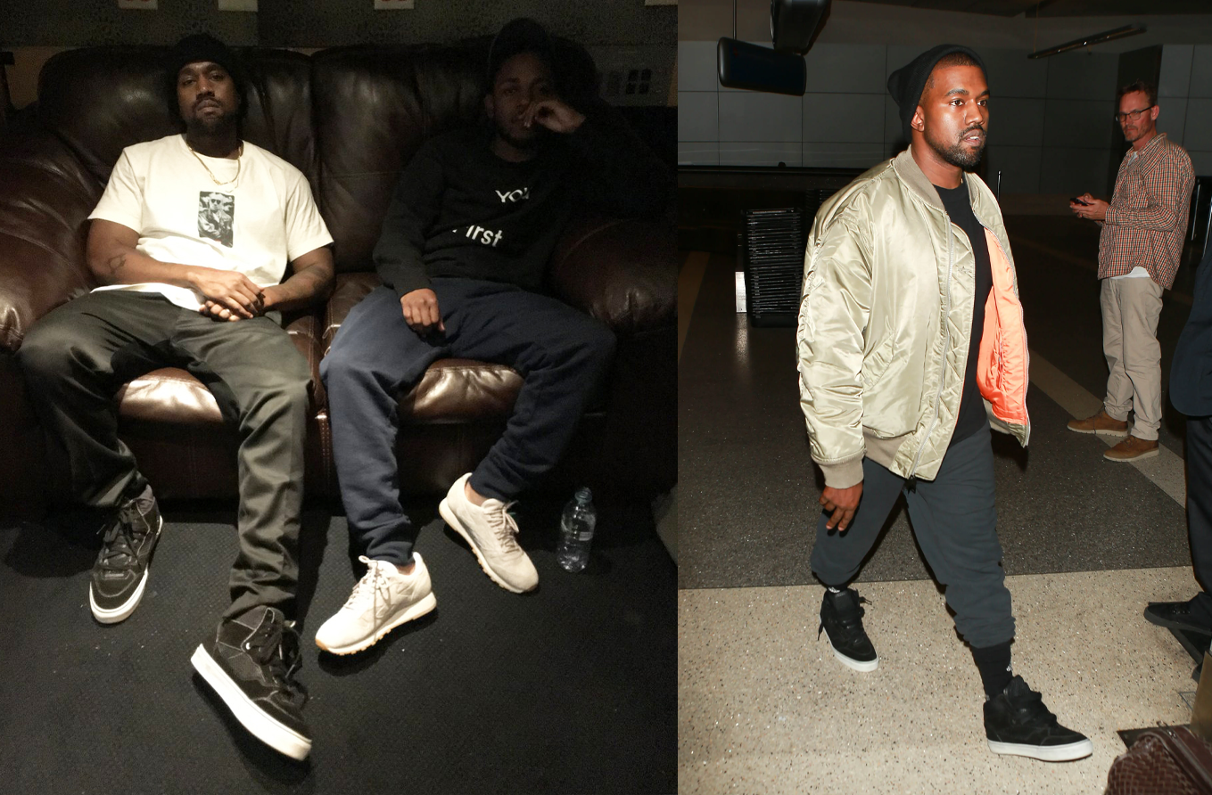 Kanye West & Travis Scott Appear in New Sneakers at Louis Vuitton