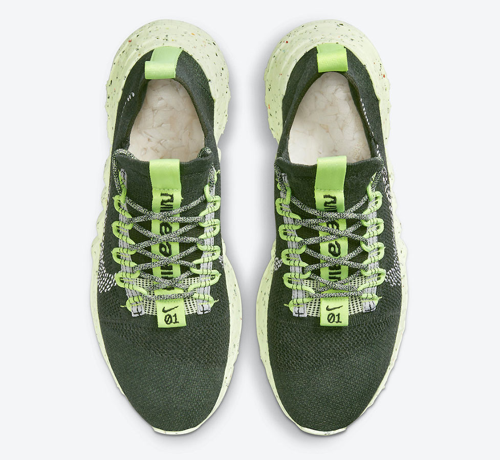 nike space hippie 01 green