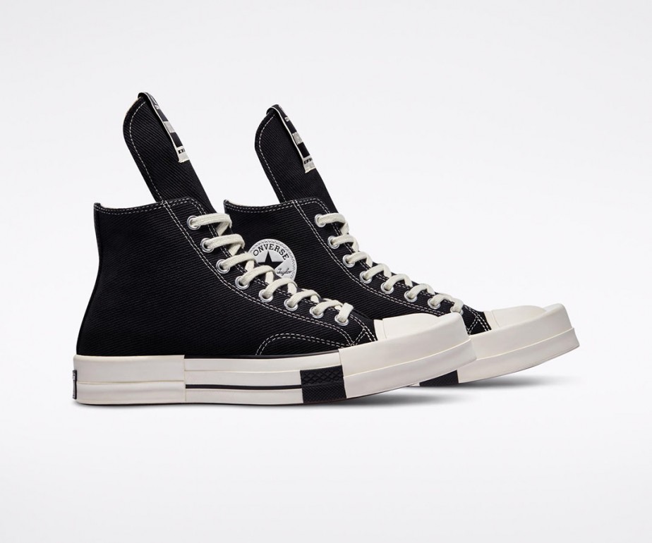 rick owens drkshdw x converse