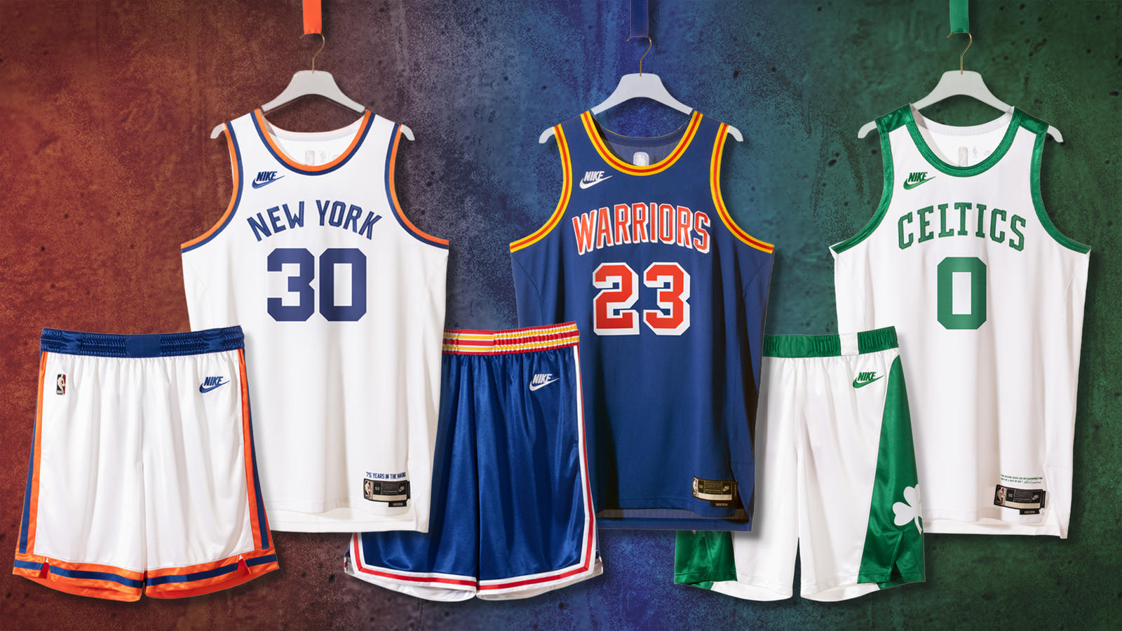 Nike Classic Edition Uniforms for NBA 75th Anniversary