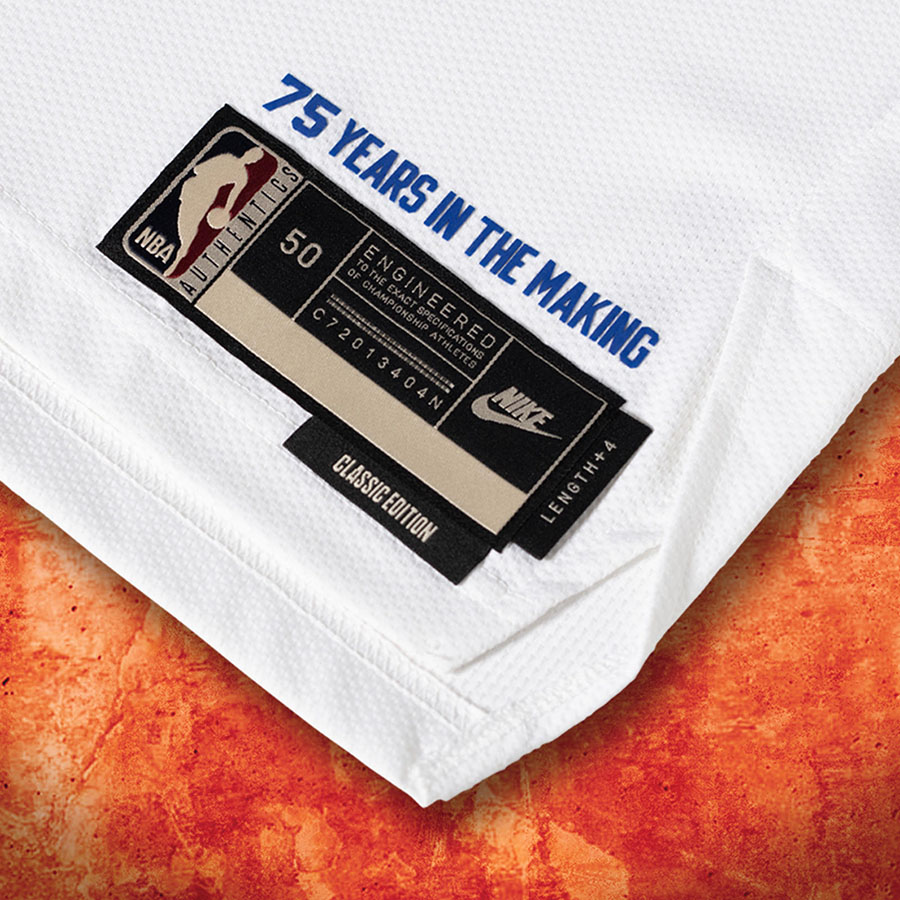 The Nike NBA Classic Edition Uniforms Celebrate The NBA's 75th Anniversary  •