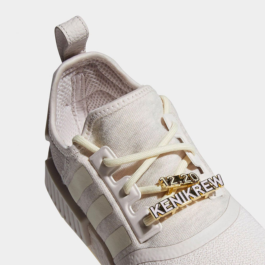 Womens Adidas NMD R1 X Keni Harrison Running Shoes Cream White NWT