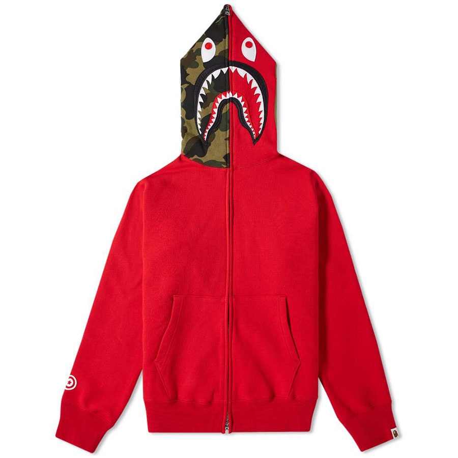 bape shark hoodie wale