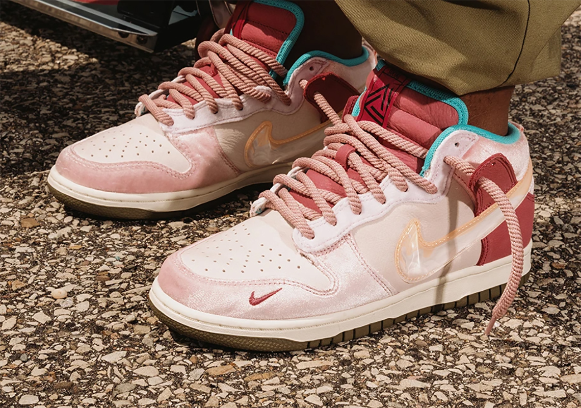 Nike x Social Status Dunk Mid 'Strawberry Milk' Release Info