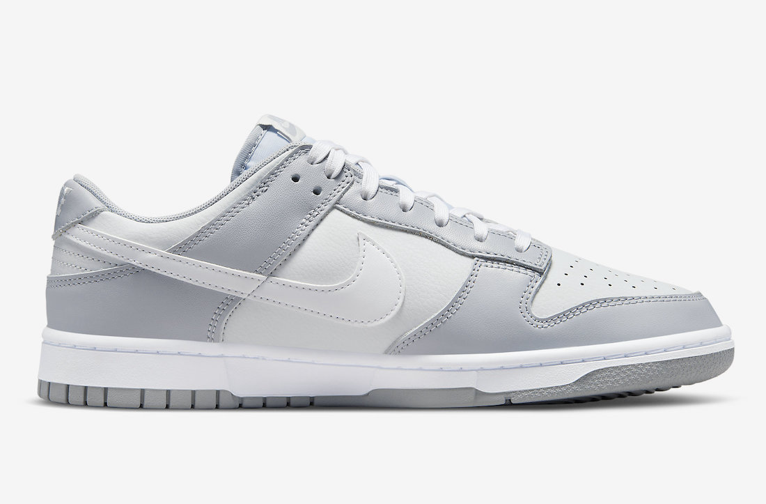 The Nike Dunk Low Surfaces In Grey and White | SoleSavy