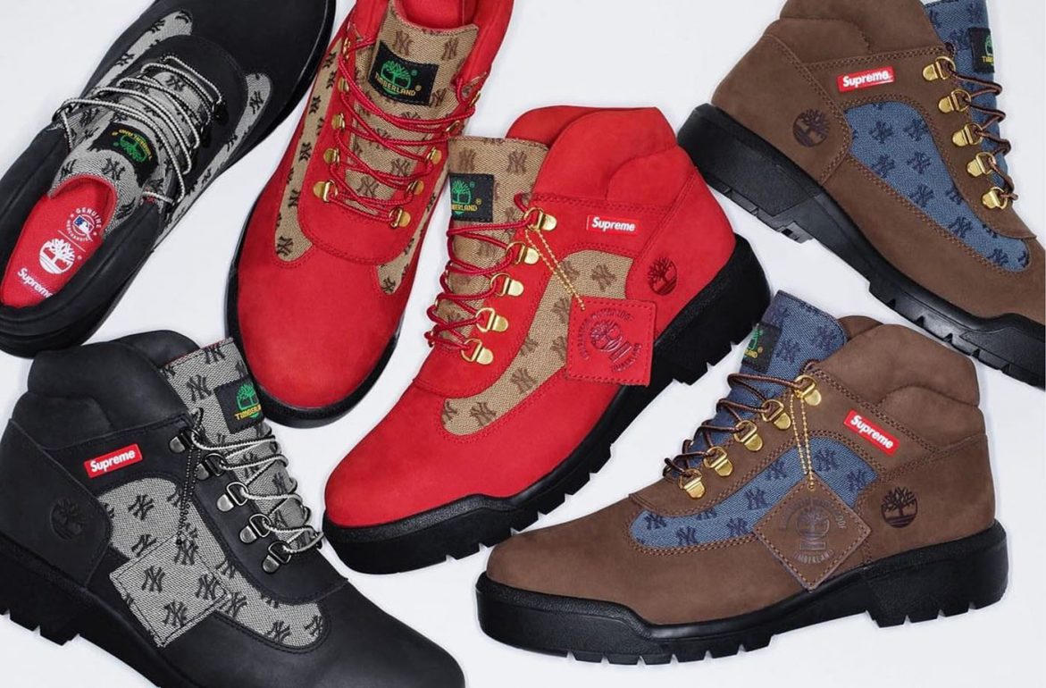 Supreme x New York Yankees x Timberland Field Boot Release Date 