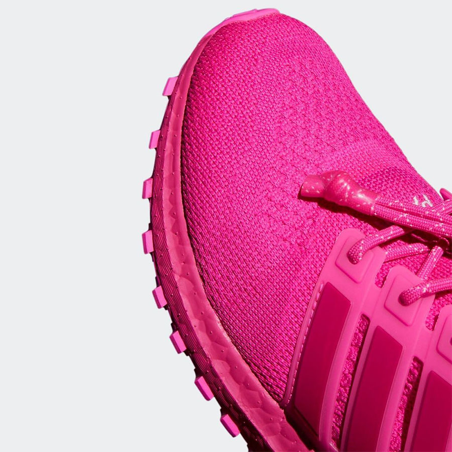 Striking Bright Pink Sneakers : IVY PARK x adidas UltraBOOST