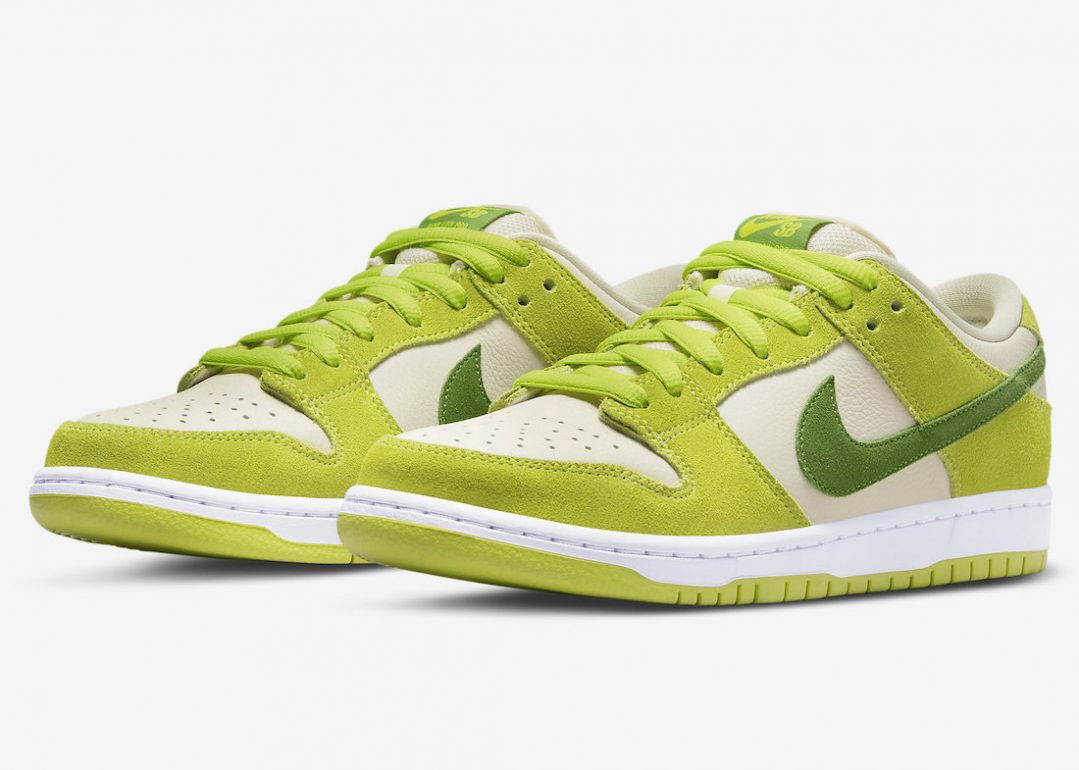 low green dunks