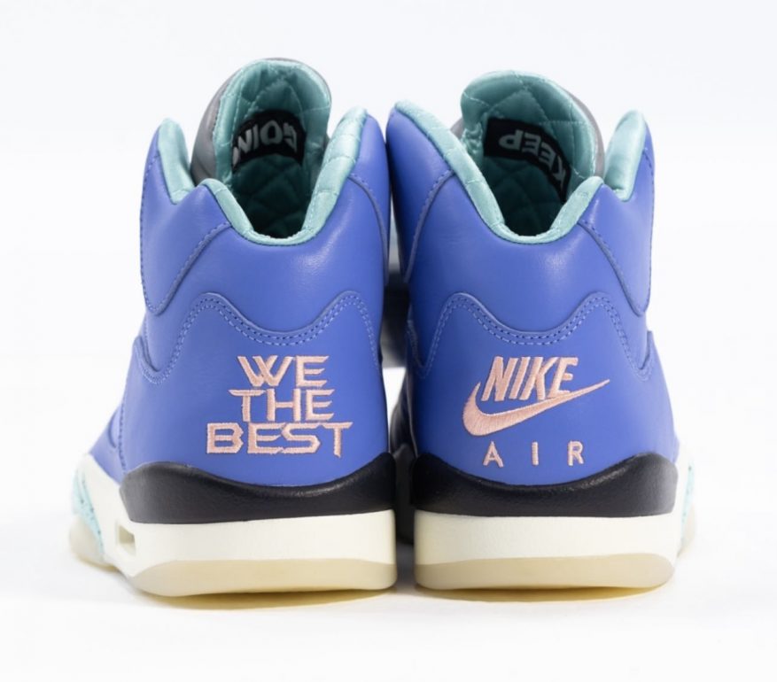 Jumpman 5 Craft Basketball Shoes UNC 5s Aqua DJ Khaled X We The