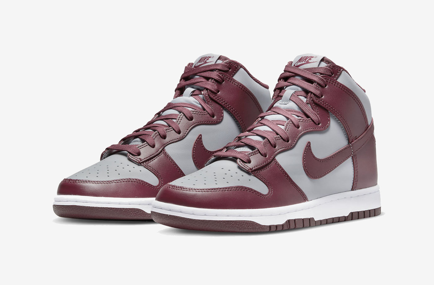 nike dunks dark red