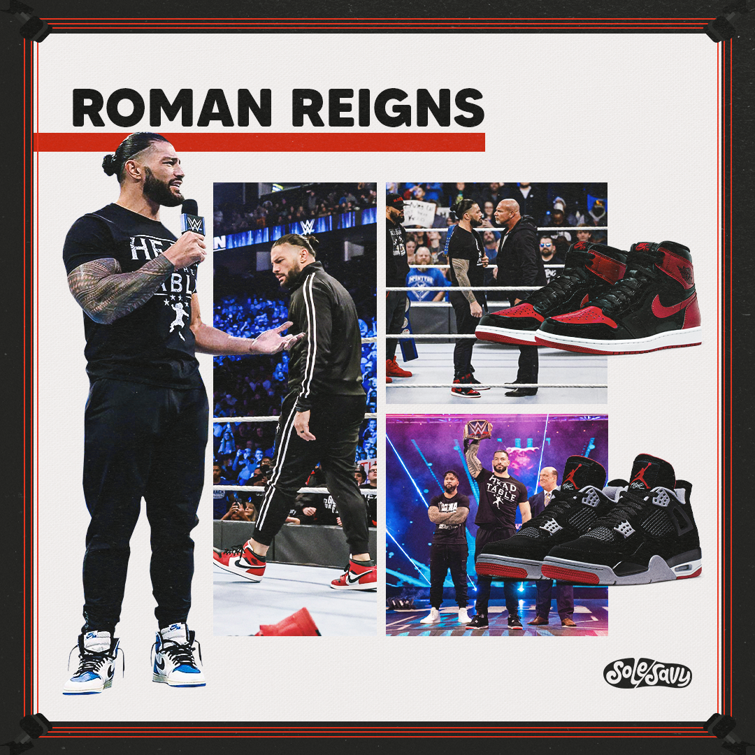 Is WWE star Roman Reigns sponsored by Nike?