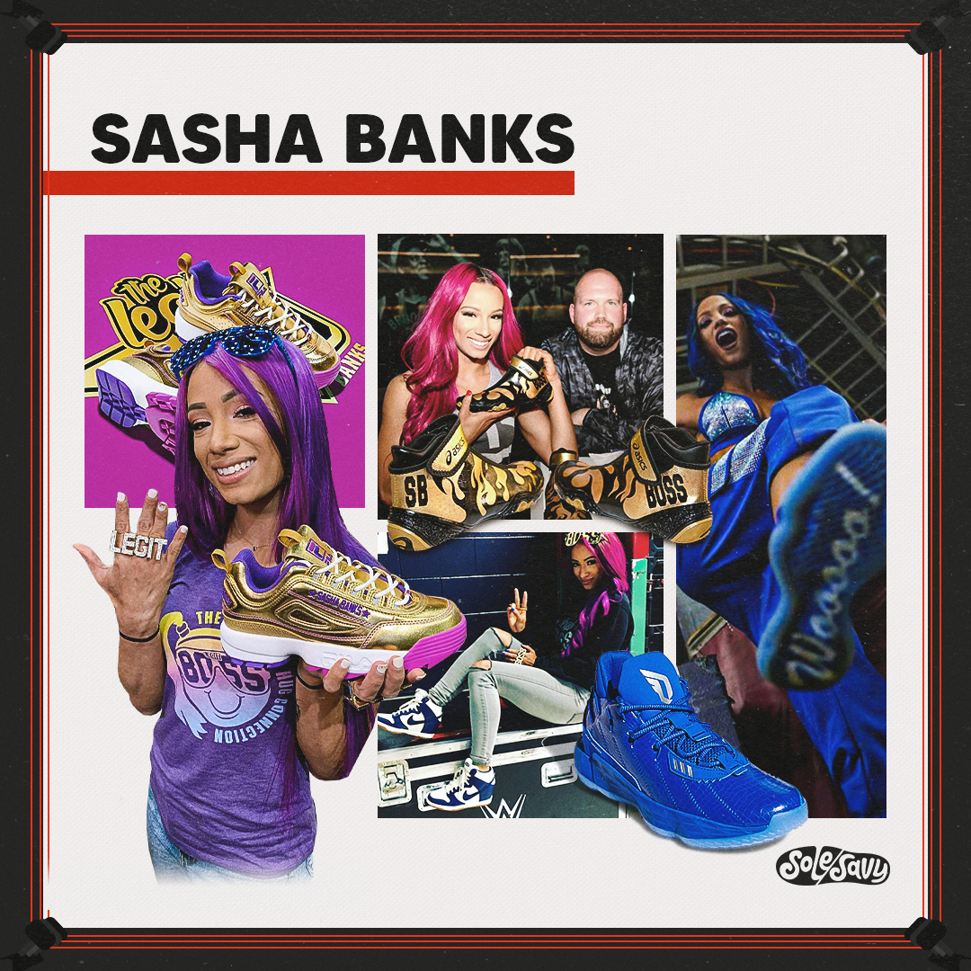 Fila hot sale sasha banks