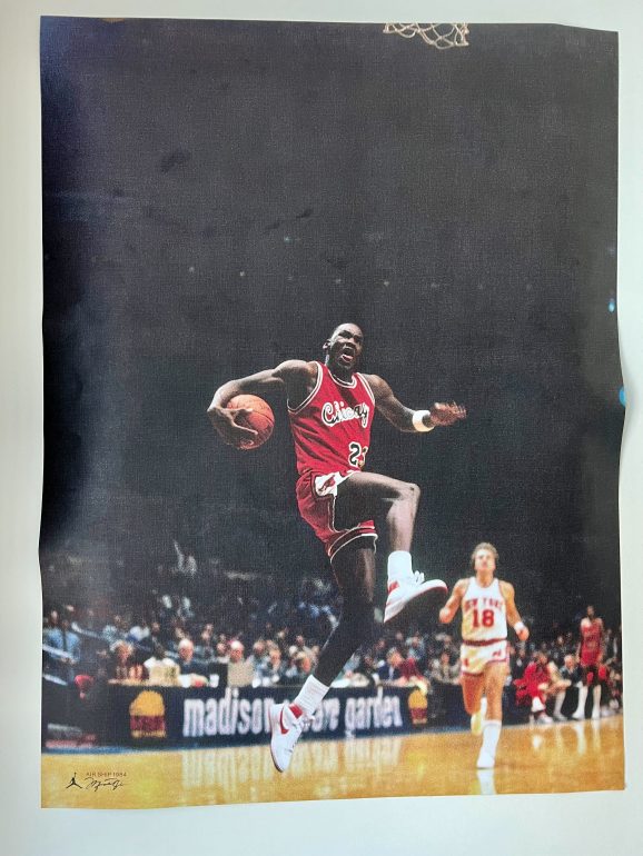 Michael Jordan's Nike Air Ships that he wore in 1984 rookie season