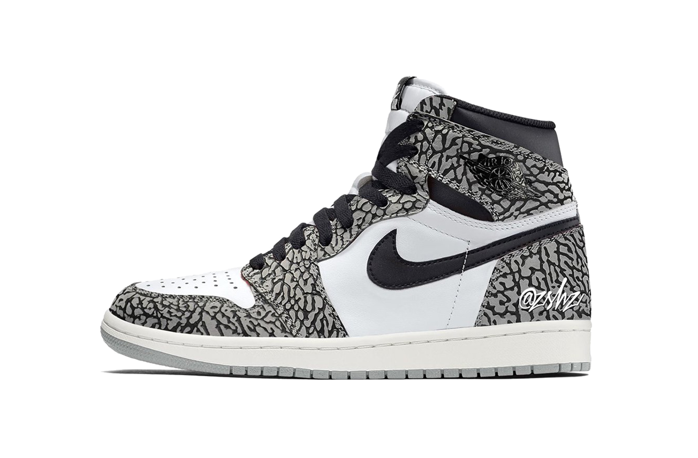 black elephant jordan 1