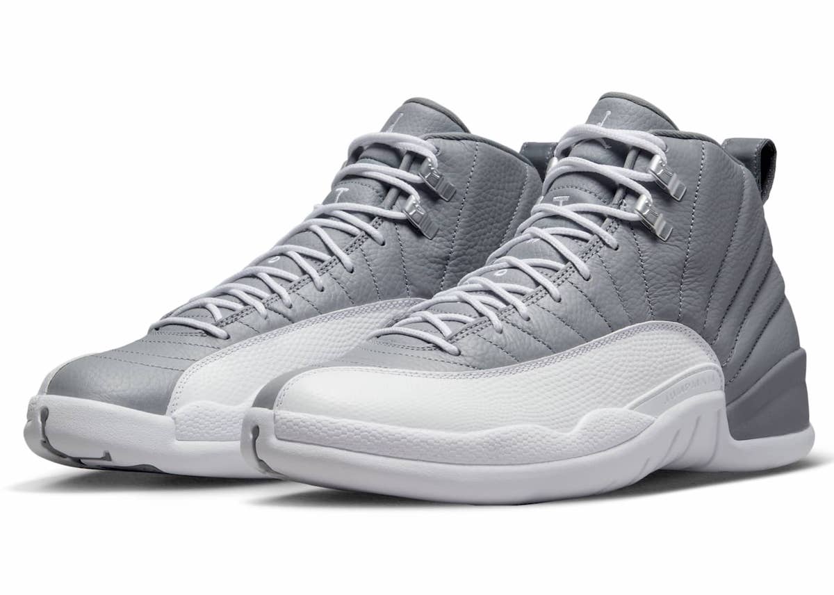 Gray and white jordans online