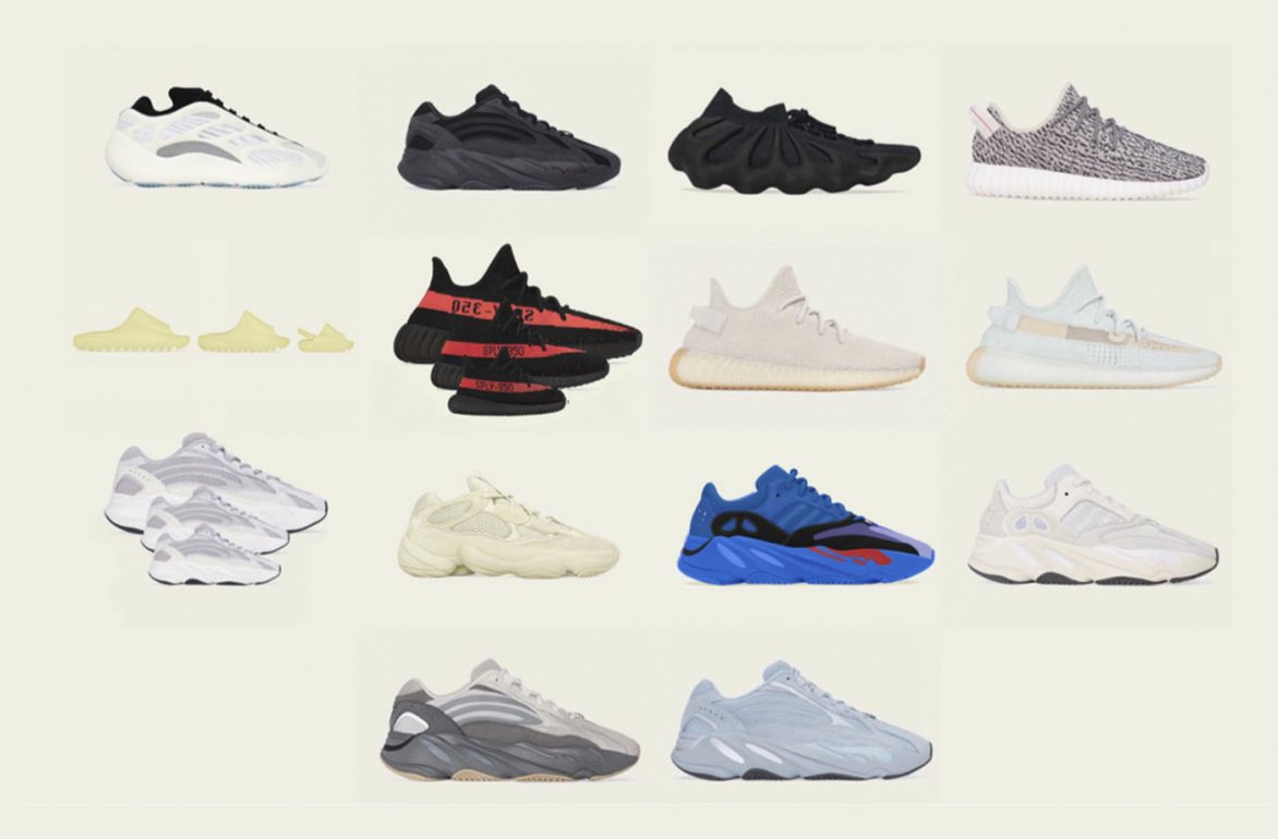 Yeezy date hot sale drops