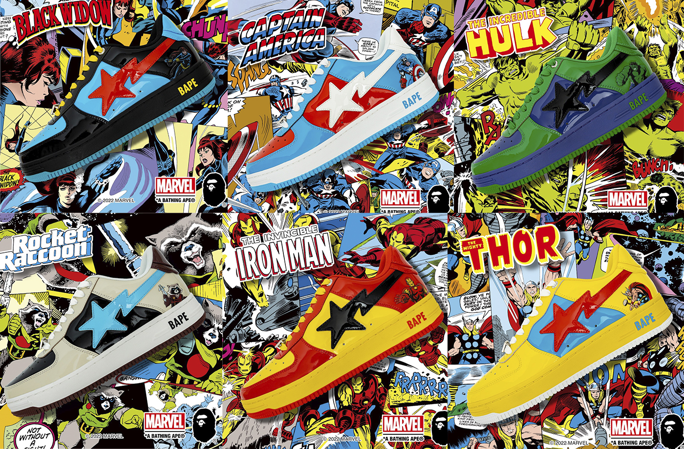 Marvel and BAPE Assemble for a New Collection | SoleSavy