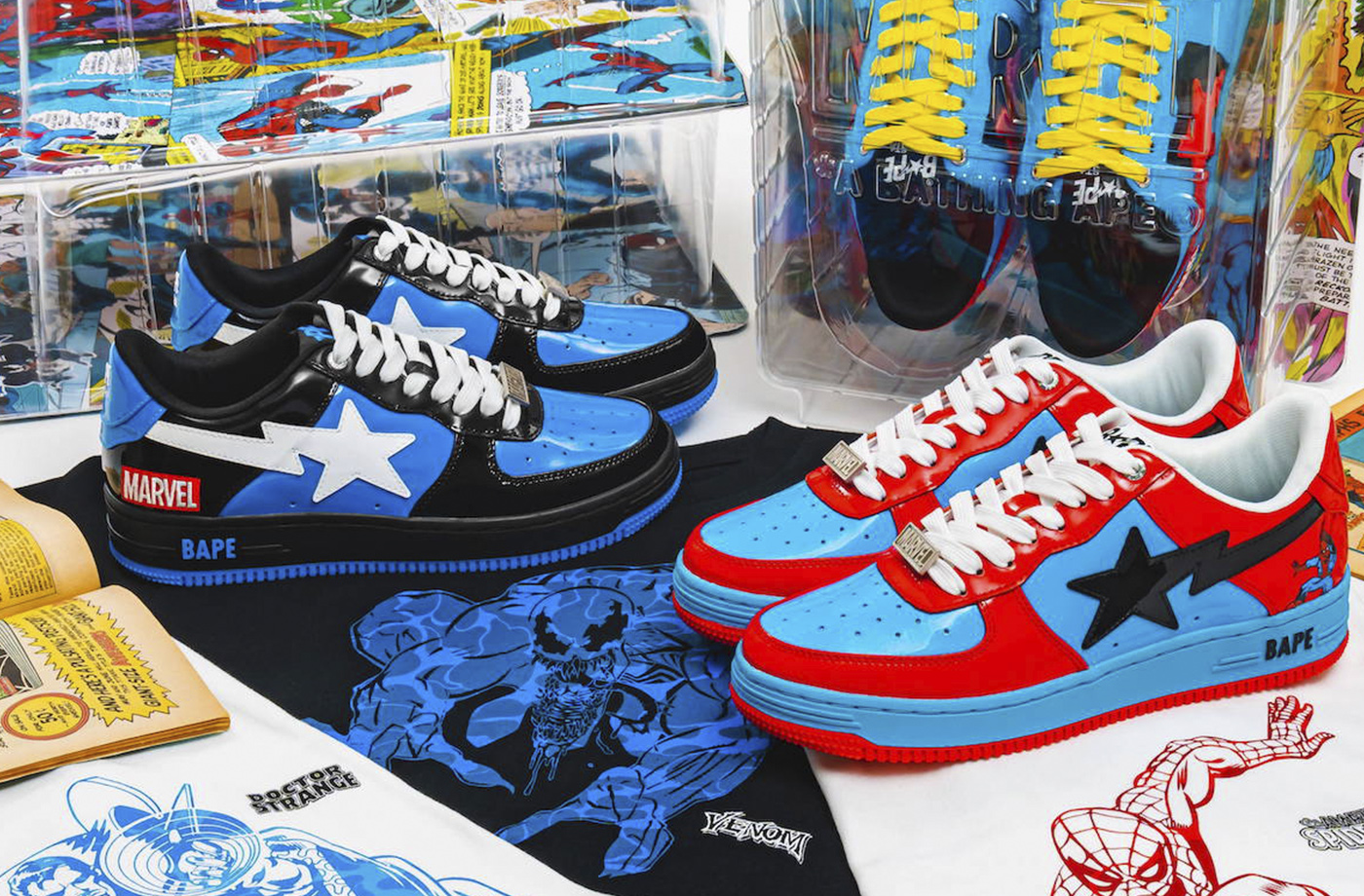 BAPE × MARVEL ROCKET RACCOON BAPE STA 28 www.krzysztofbialy.com