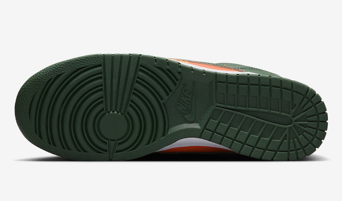 nike dunk low miami hurricanes release date